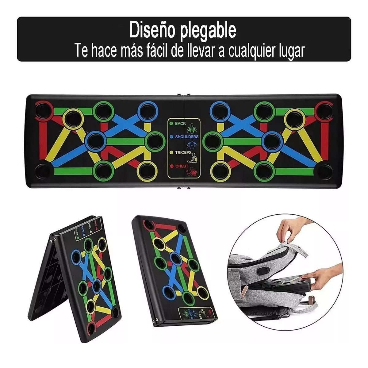 𝐅𝐥𝐞𝐱𝐢𝐏𝐨𝐰𝐞𝐫™ - Tablero flexiones multifuncional - Moisblood