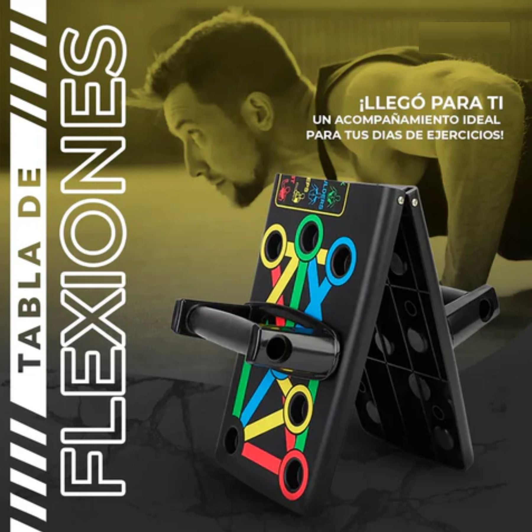 𝐅𝐥𝐞𝐱𝐢𝐏𝐨𝐰𝐞𝐫™ - Tablero flexiones multifuncional - Moisblood